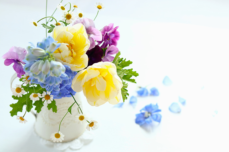 手軽に飾れる贈り花